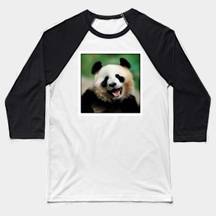 Laughing Panda Baseball T-Shirt